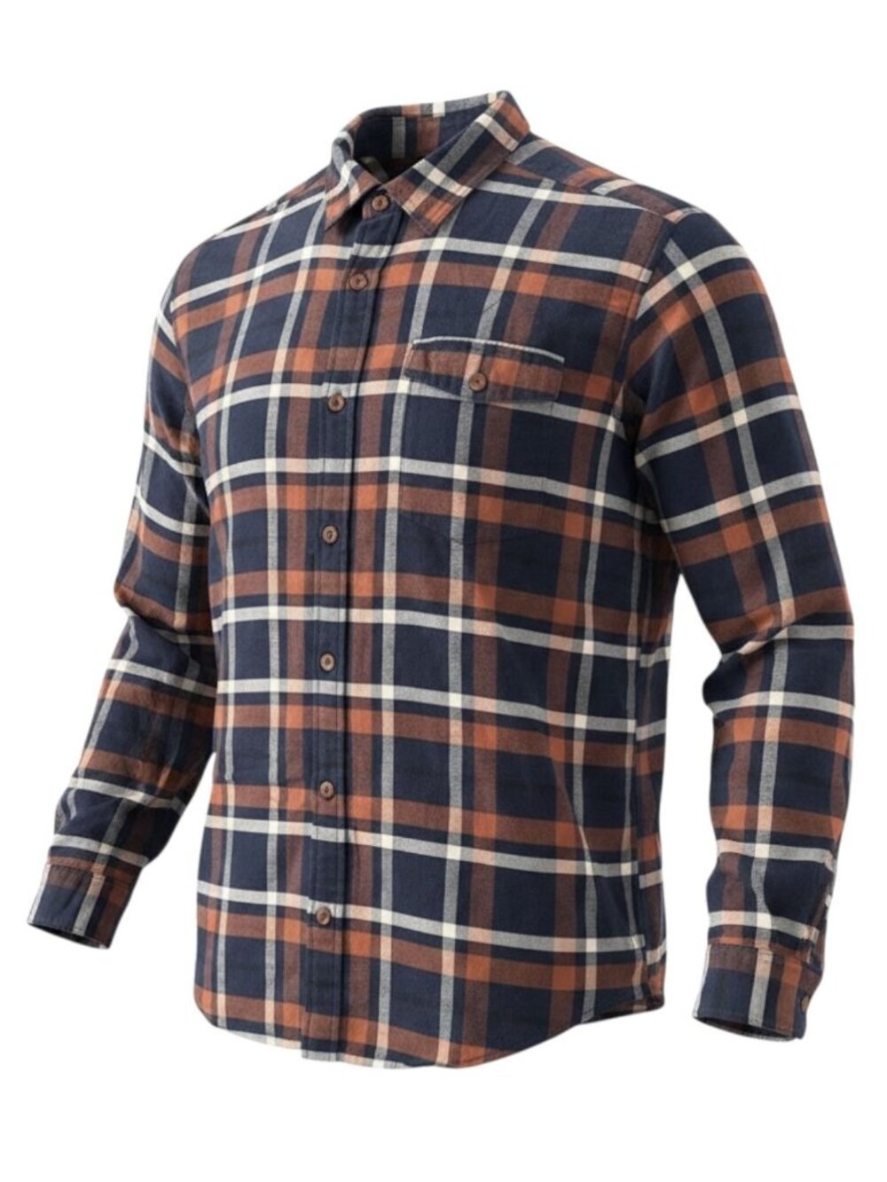 Patagonia Fjord Men's Long-Sleeved Lightweight Flannel Shirt Organic Cotton  XXL